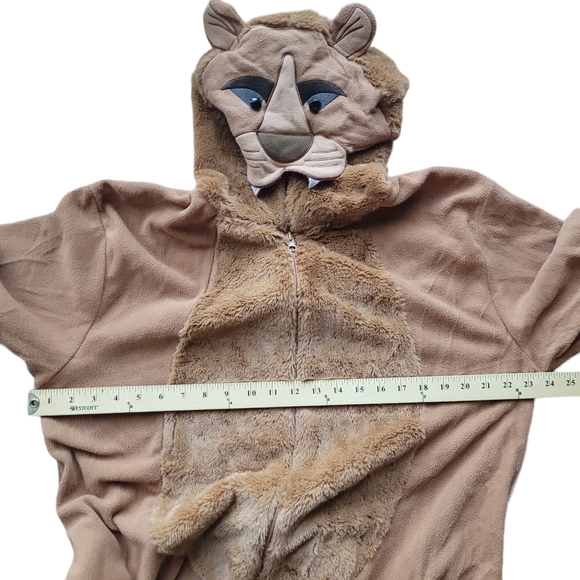 Lion Lioness Womens Large/XL Fleece 1 Piece Halloween Costume Spirit Furry - Picture 4 of 5
